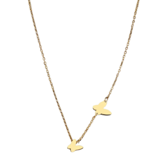Double Butterfly Necklace
