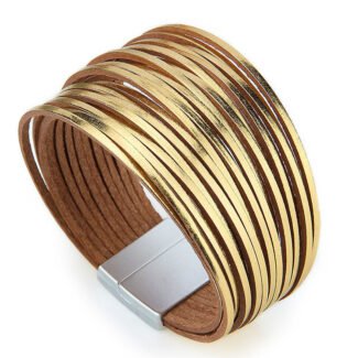 Leather Rope Multi-Layer Woven Bracelet